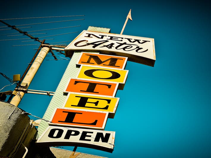 New Aster Motel Sign