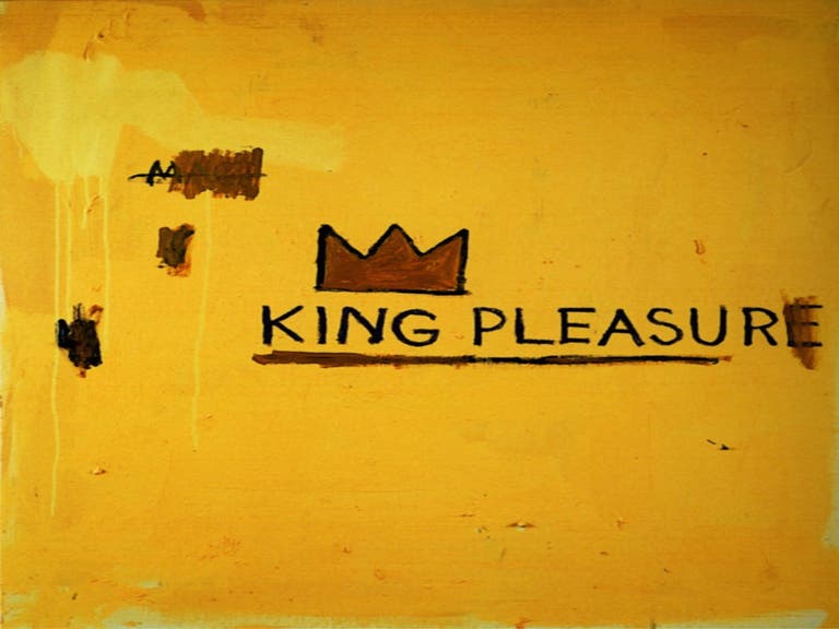 Jean-Michel Basquiat, "King Pleasure" (1987)