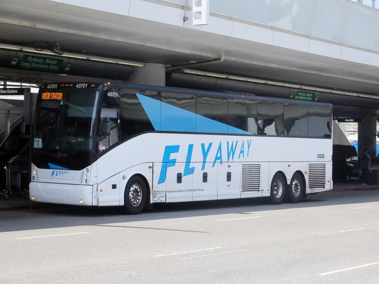 LAX FlyAway Bus at Tom Bradley International (Terminal B)